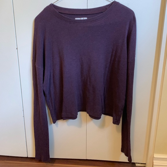 ARITZA TNA DARK PURPLE SWEATER - Picture 1 of 3